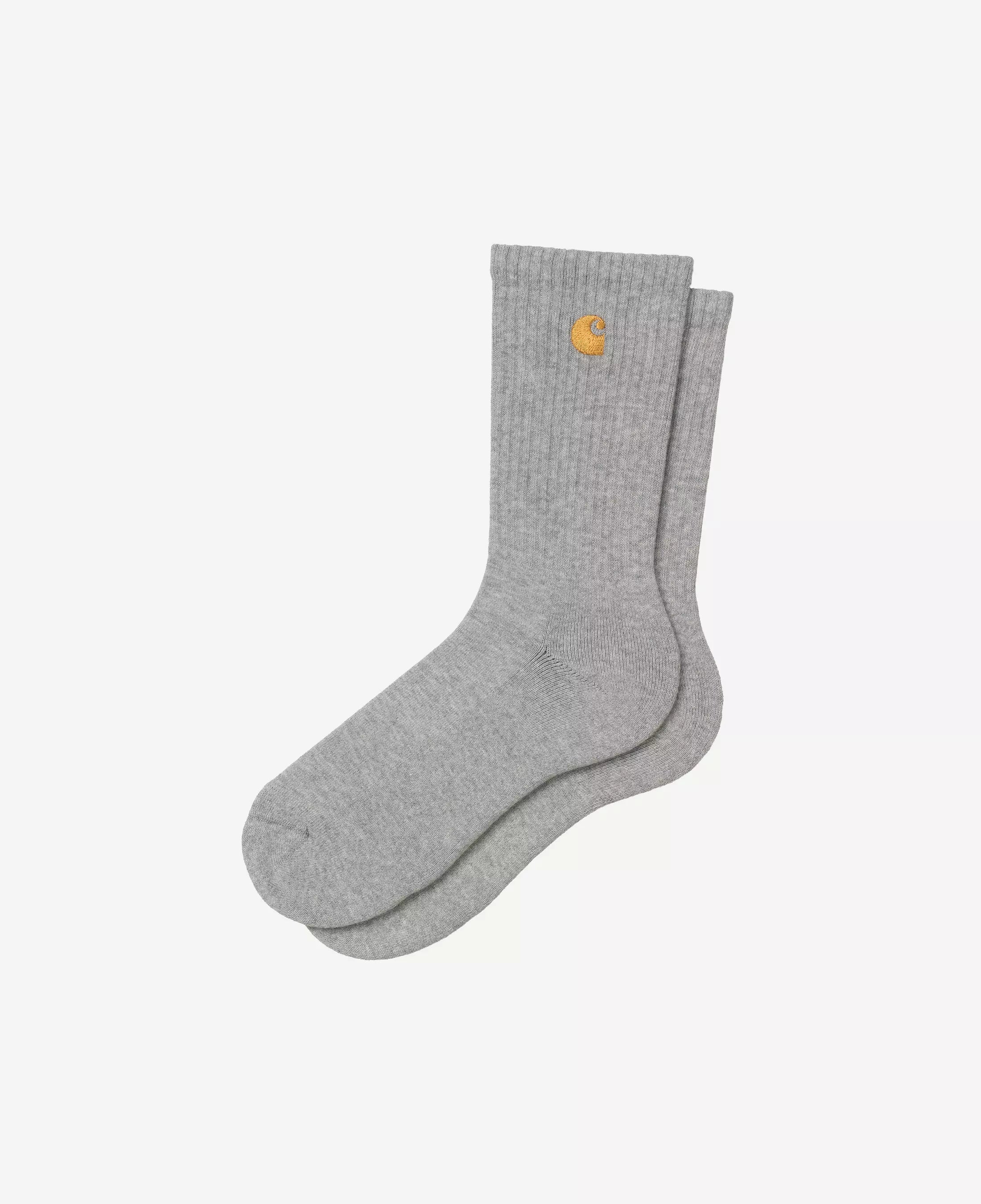 Calcetines CARHARTT WIP Chase Grey Heather / Gold