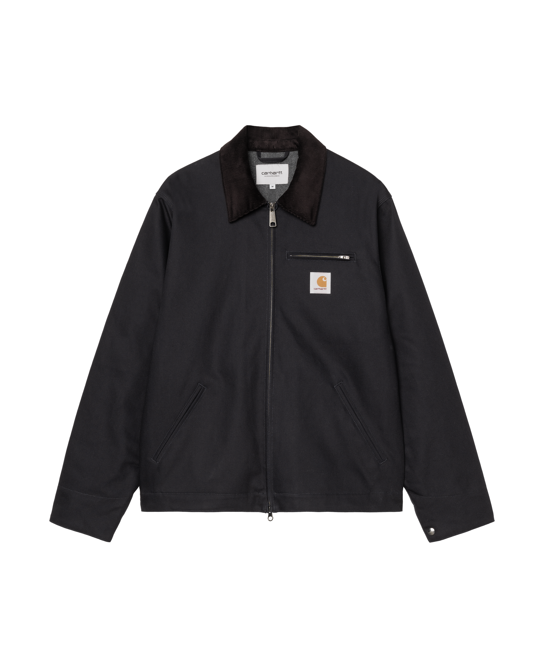 Chaqueta Carhartt WIP Detroit Dark Navy Black Rigid vista frontal