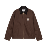 Chaqueta Carhartt WIP Detroit Tobacco Black vista frontal