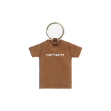 Llavero Carhartt WIP Mini Script Hamilton Brown vista principal