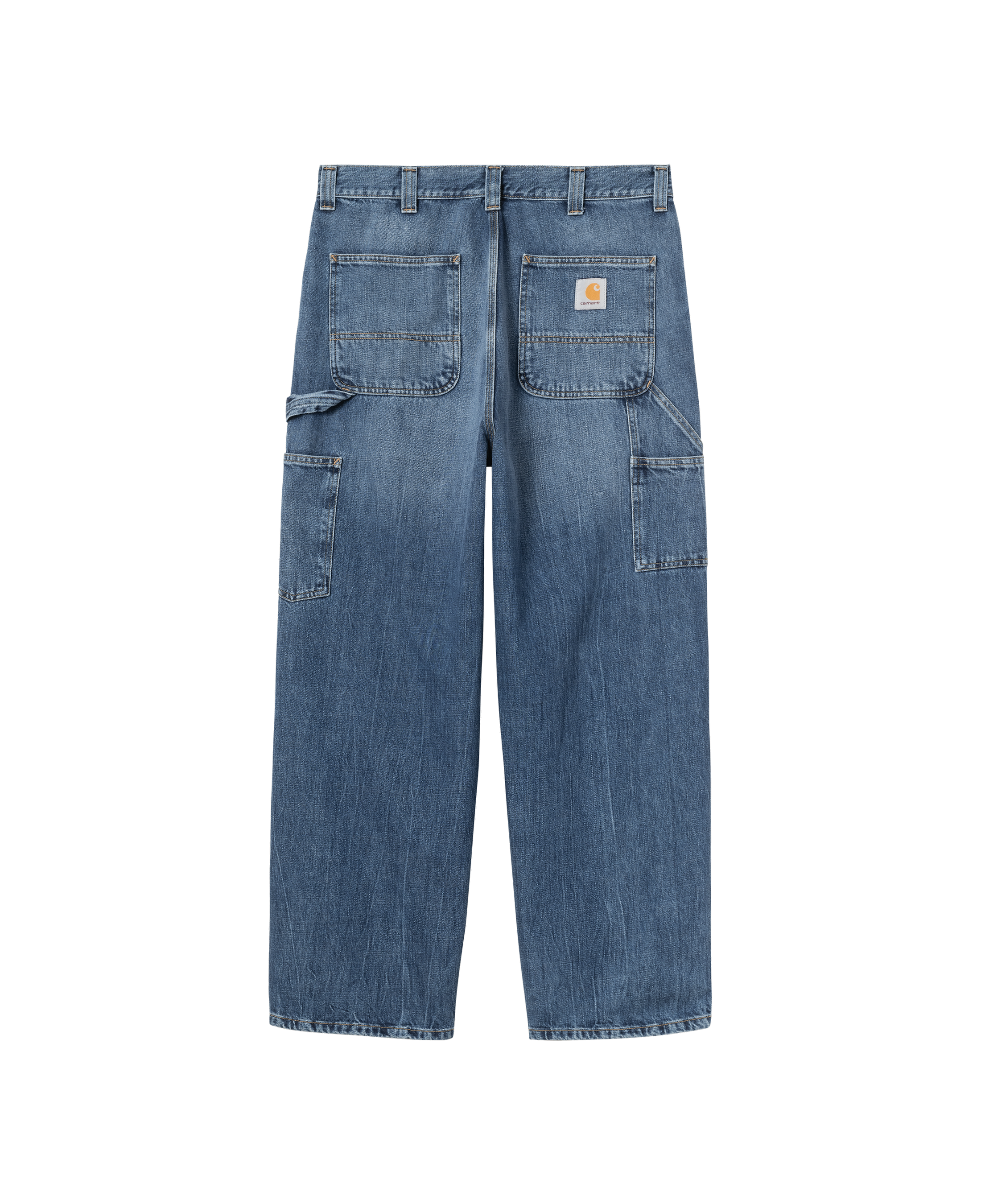 Pantalón Carhartt WIP OG Single Knee Blue Marble vista frontal