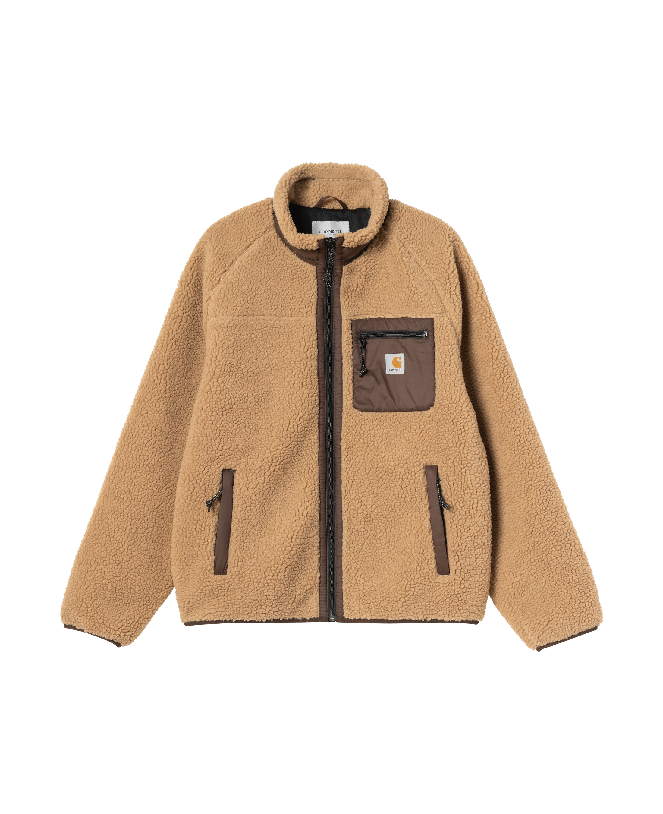 Chaqueta Carhartt WIP Prentis Dusty Hamilton Tobacco vista frontal