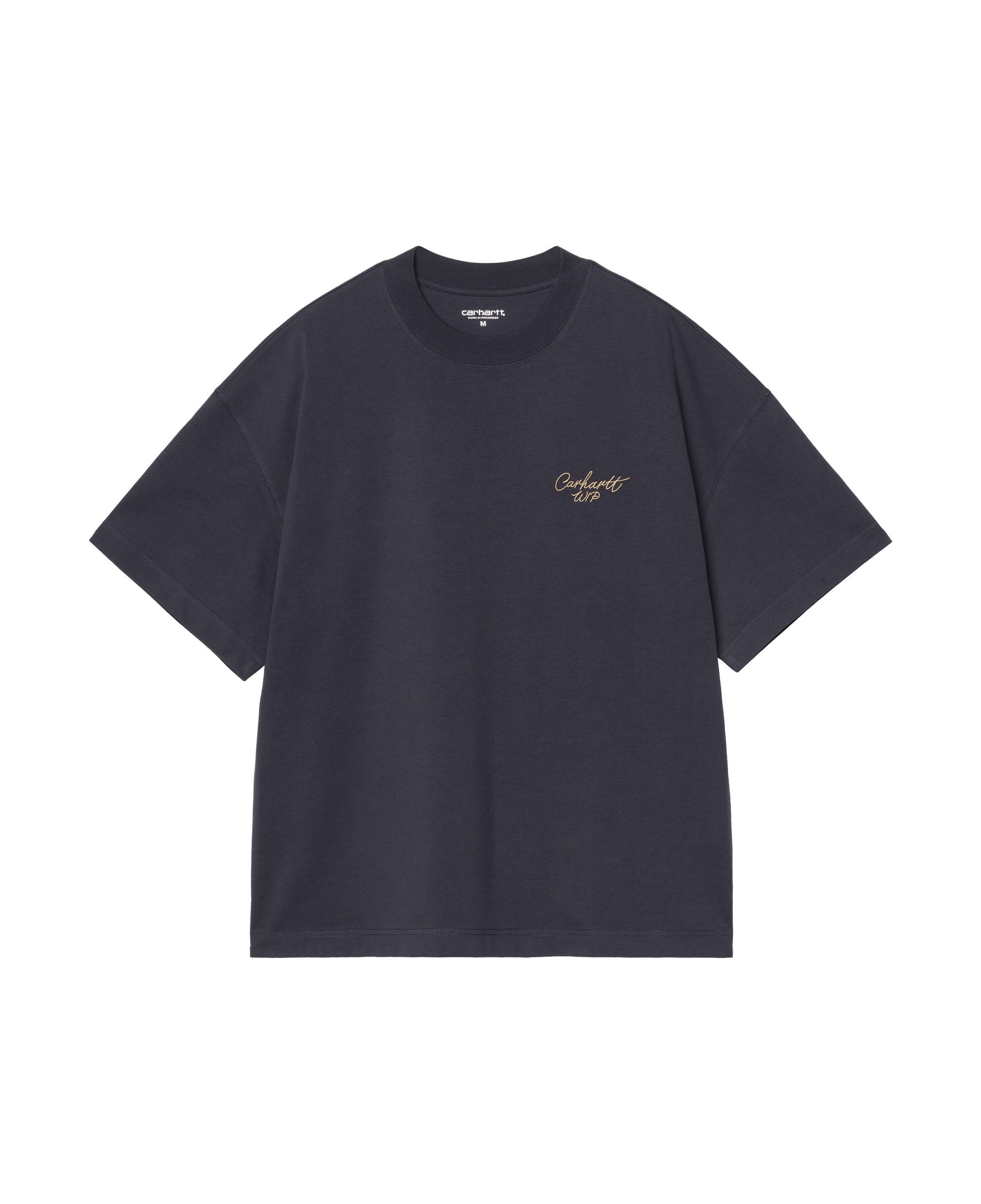 Camiseta Carhartt WIP Signature Dark Navy vista frontal