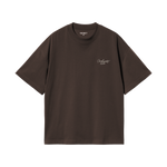 Camiseta Carhartt WIP Signature Tobacco vista frontal