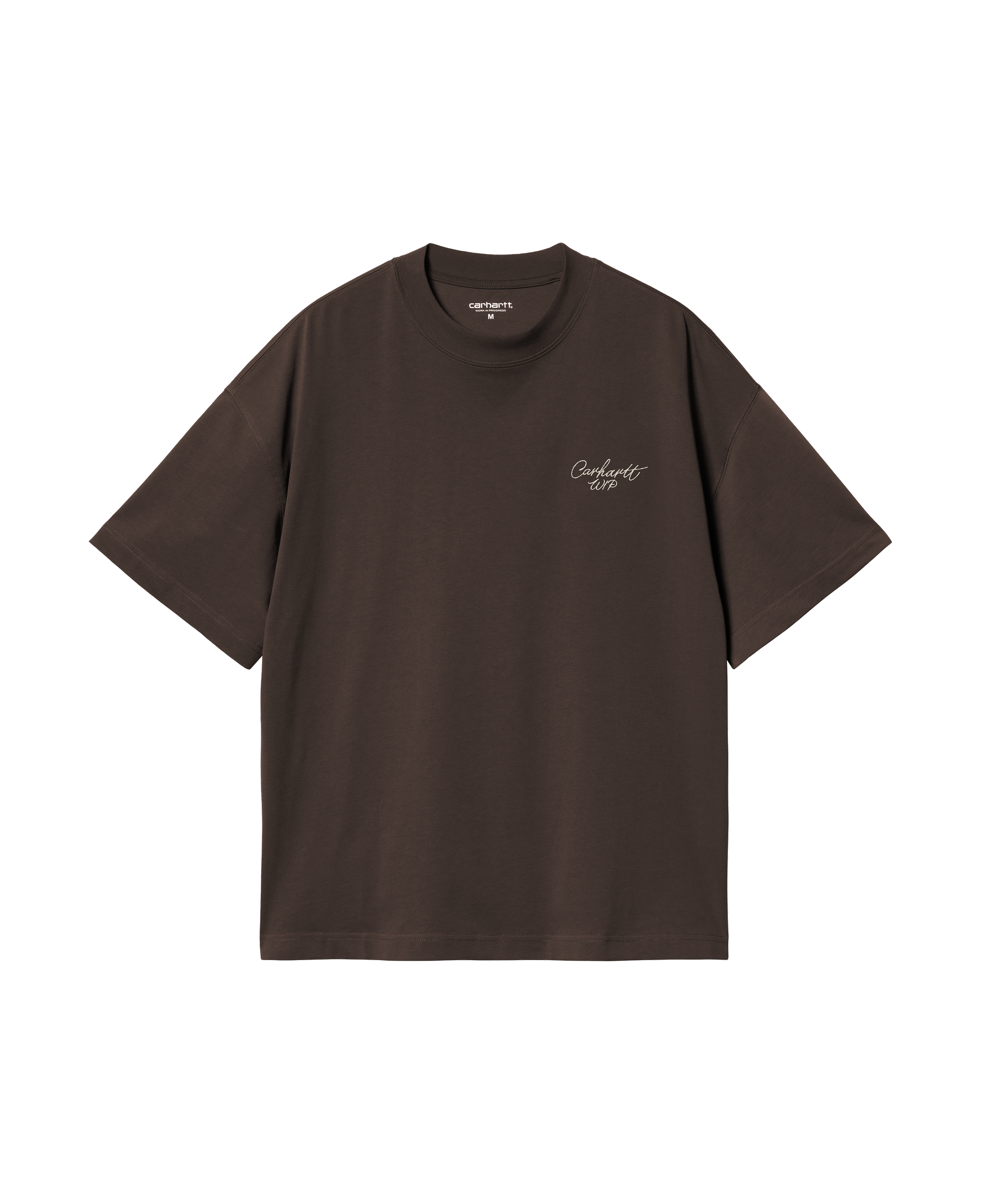 Camiseta Carhartt WIP Signature Tobacco vista frontal