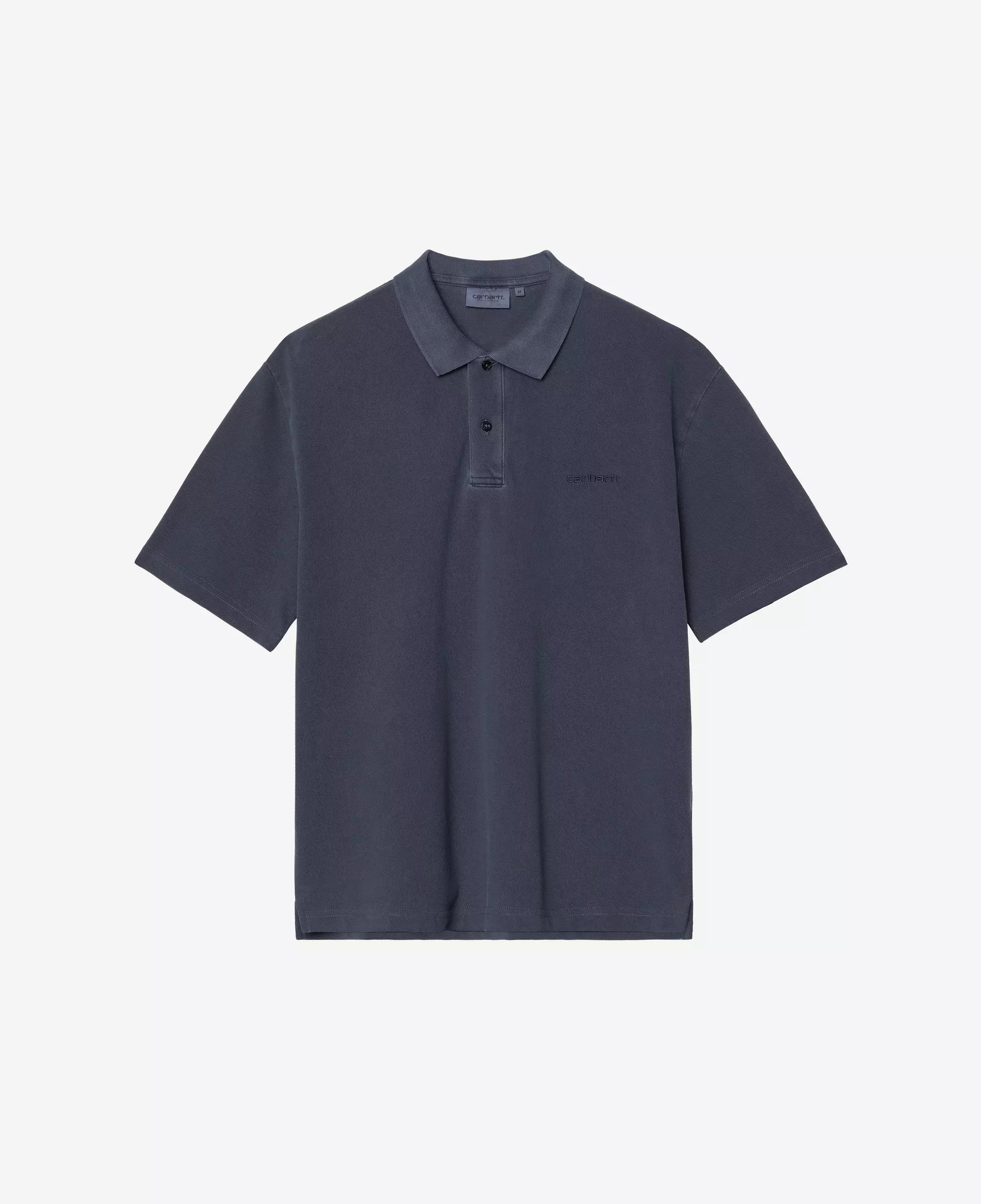 Polo CARHARTT WIP S/S Wayne Dark Navy Garment Dyed