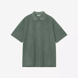 Polo CARHARTT WIP S/S Wayne Dark Scarab Garment Dyed