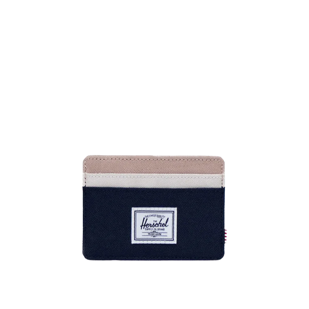 Cartera Herschel Charlie Peacoat Light Taupe Whitecap Gray - ECRU