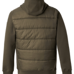 Cazadora Salsa Acolchada de Tejidos Combinados - ECRU