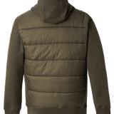 Cazadora Salsa Acolchada de Tejidos Combinados - ECRU