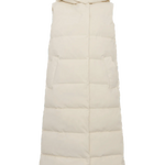 Chaleco Ecoalf de Mujer Page Crema Impermeable - ECRU