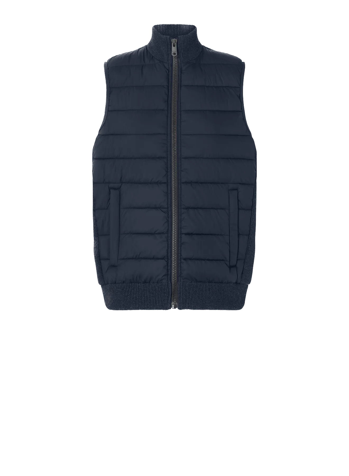 Chaleco Ecoalf de Punto Trim Deep Navy - ECRU