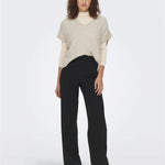 Chaleco ONLY Melody Oatmeal Melange - ECRU
