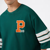 Camiseta CHAMPION Modern Ametora Bright Green detalle