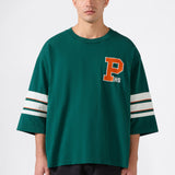 Camiseta CHAMPION Modern Ametora Bright Green look completo