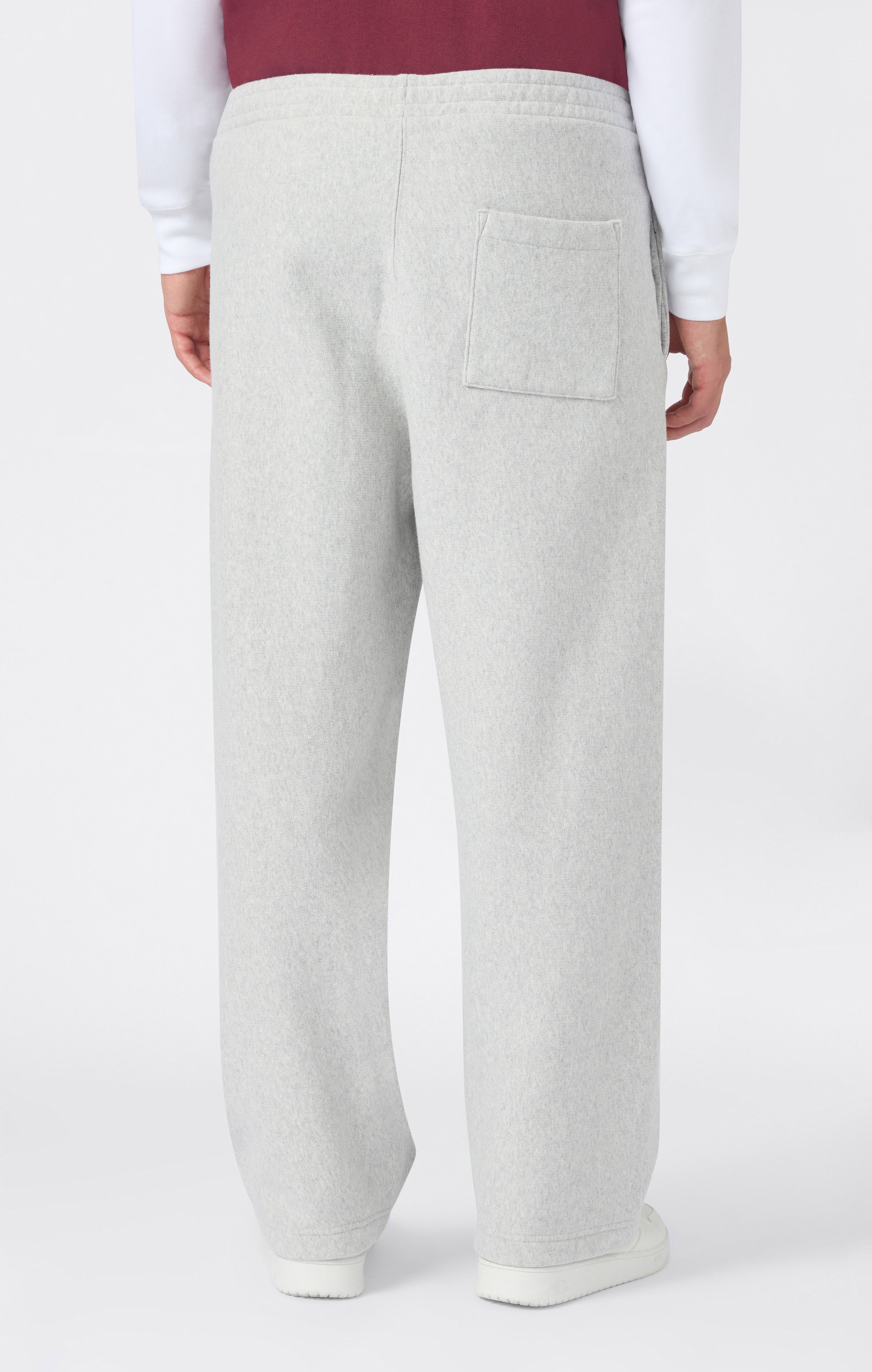 Pantalón CHAMPION Reverse Weave Wide Leg Light Grey vista trasera