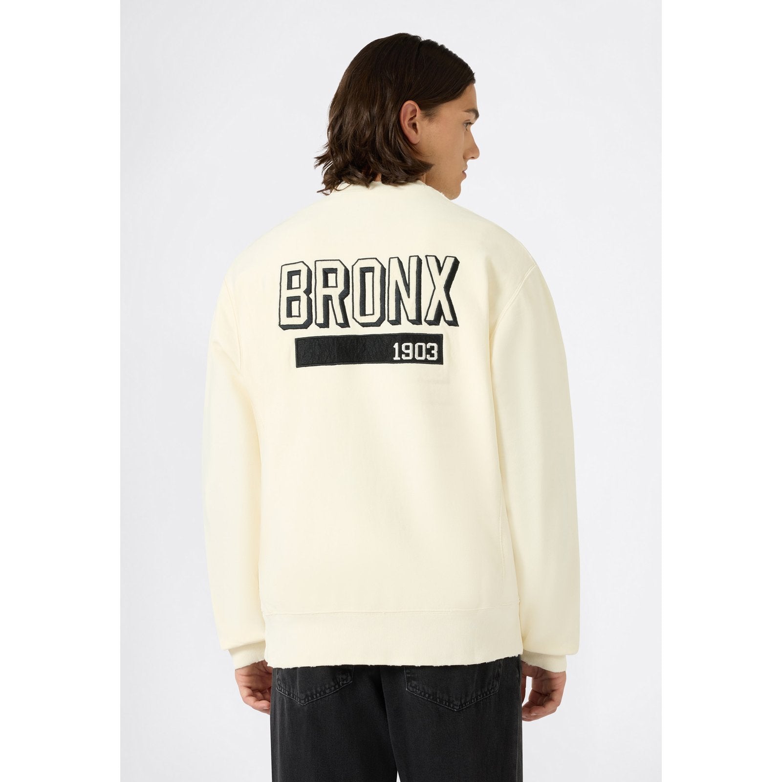 Sudadera CHAMPION Yankees Antique White vista trasera