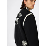 Bomber CHAMPION Yankees Black Antique White detalle trasero
