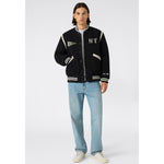 Bomber CHAMPION Yankees Black Antique White look completo