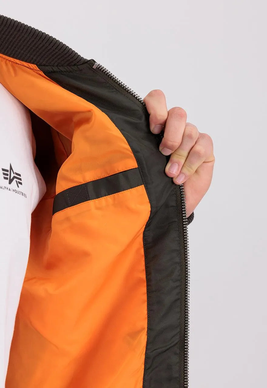 Chaqueta Alpha Industries Tipo Aviador MA-1 TT Rep Grey - ECRU