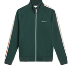 Chaqueta Ben Sherman de Chándal Signature House Taped Dark Green - ECRU
