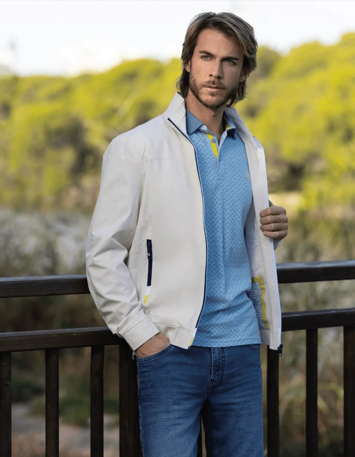 Chaqueta Coronel Tapioca Fiyi - ECRU