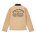 Chaqueta DEUS EX MACHINA Address Workwear Dijon Tan — flat de espalda
