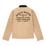 Chaqueta DEUS EX MACHINA Address Workwear Dijon Tan — flat de espalda
