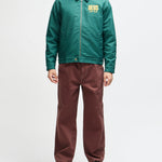 Chaqueta DEUS EX MACHINA Cutaway Racing Green — vista completa con modelo