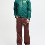 Chaqueta DEUS EX MACHINA Cutaway Racing Green — vista frontal completa