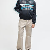 Chaqueta DEUS EX MACHINA Trife Life negra — vista frontal alternativa con modelo