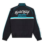 Chaqueta DEUS EX MACHINA Trife Life negra — flat de espalda
