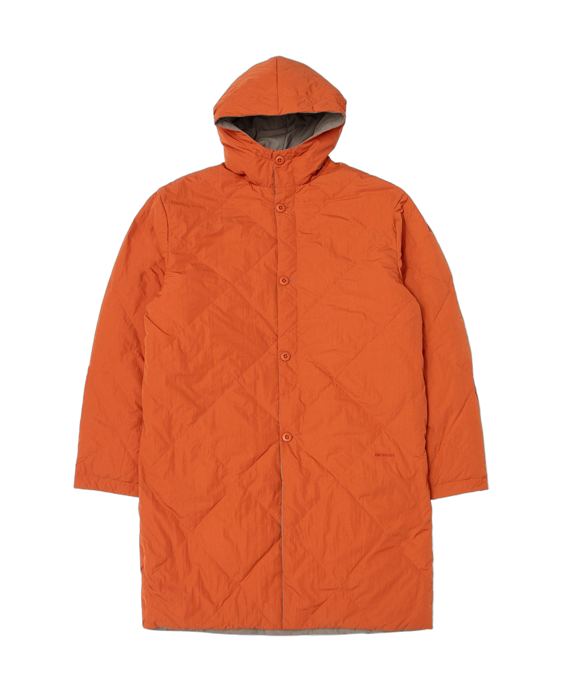 Chaqueta EDMMOND STUDIOS Slumback Jacket Plain Orange — vista frontal, fondo transparente