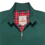 Chaqueta Harrington G9 Baracuta Cloth Racing Green - ECRU