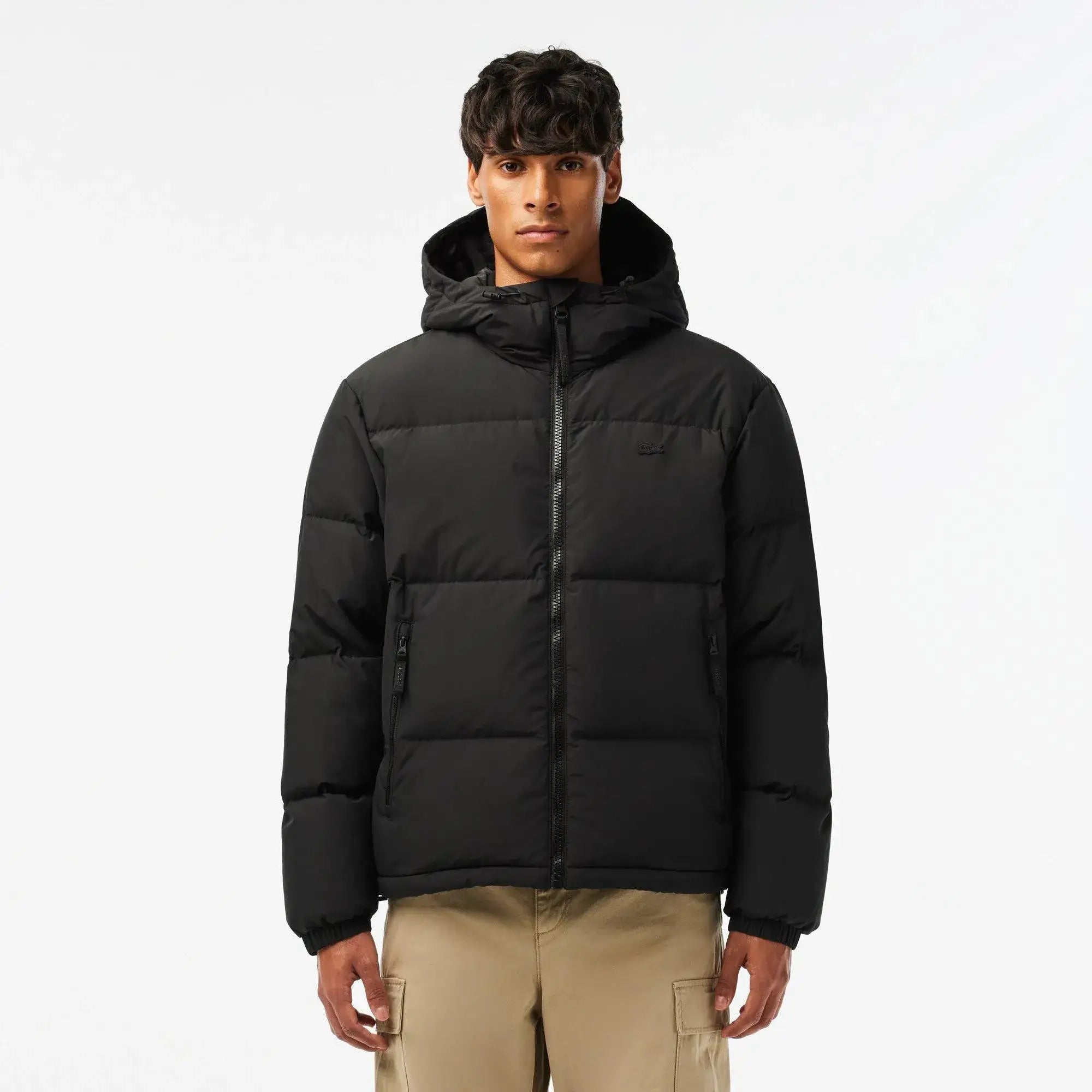 Chaqueton Lacoste Hombre Chaqueta Negra Lacoste Abrigo Lacoste