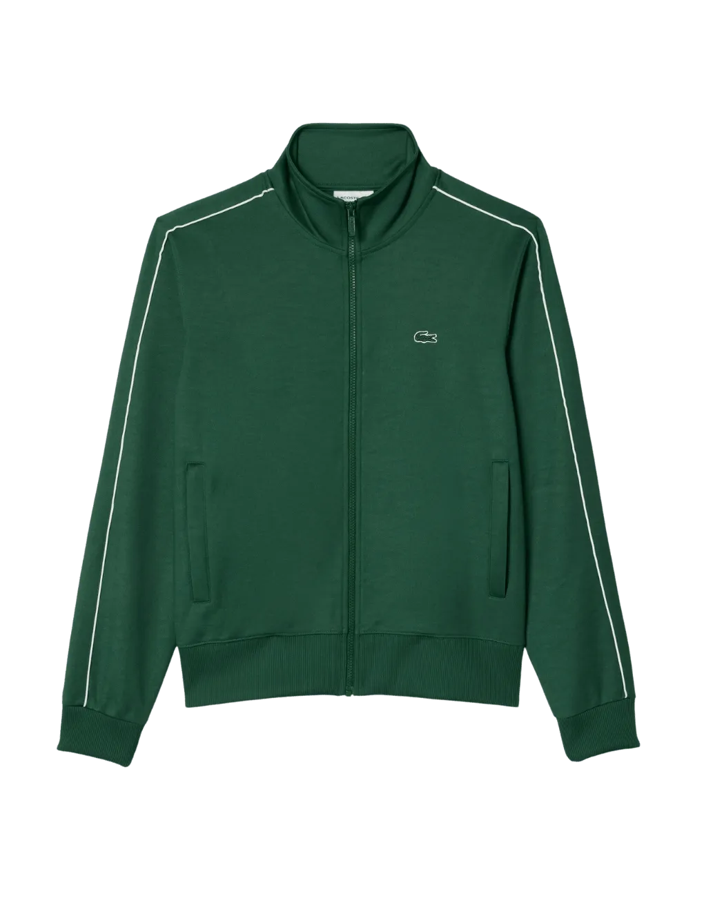 Chaqueta Lacoste de chándal Original Paris de piqué Verde - ECRU