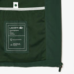 Chaqueta Lacoste Sportsuit corta resistente al agua con capucha desmontable - ECRU