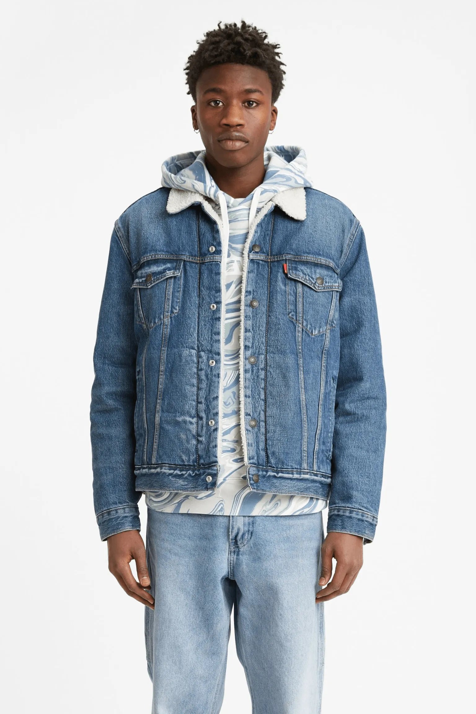 Chaqueta Levi's® Trucker Type III Sherpa Fable - ECRU