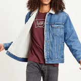Chaqueta Levi's® Trucker Type III Sherpa Fable - ECRU