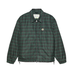 Chaqueta NEW AMSTERDAM Coach Green de cuadros — flat frontal
