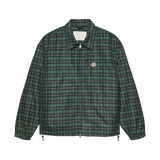 Chaqueta NEW AMSTERDAM Coach Green de cuadros — flat frontal