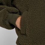 Chaqueta Nümph Bomber Nuetera Reversible Ivy Green - ECRU