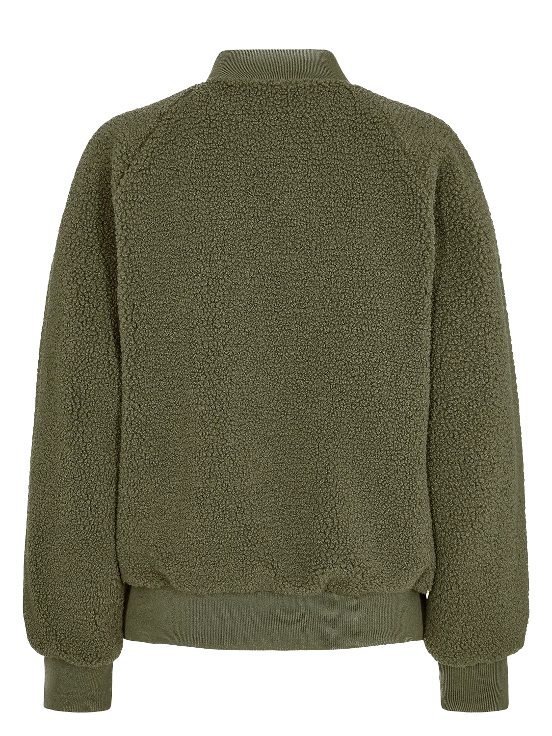 Chaqueta Nümph Bomber Nuetera Reversible Ivy Green - ECRU