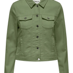 Chaqueta ONLY Tia Oil Green - ECRU