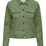 Chaqueta ONLY Tia Oil Green - ECRU
