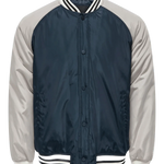 Chaqueta Only&Sons Chris Cuello Béisbol Dark Navy - ECRU