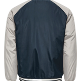Chaqueta Only&Sons Chris Cuello Béisbol Dark Navy - ECRU