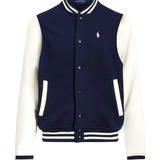 Chaqueta Polo Ralph Lauren de béisbol de felpa - ECRU