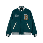 Chaqueta Revolution Varsity Green - ECRU