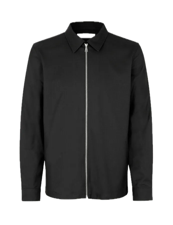 Chaqueta Samsøe Samsøe Kato X Zip 14930 Black - ECRU